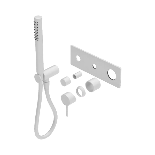 Nero Mecca Shower Mixer Diverter System (Trim Kit Only) Matte White