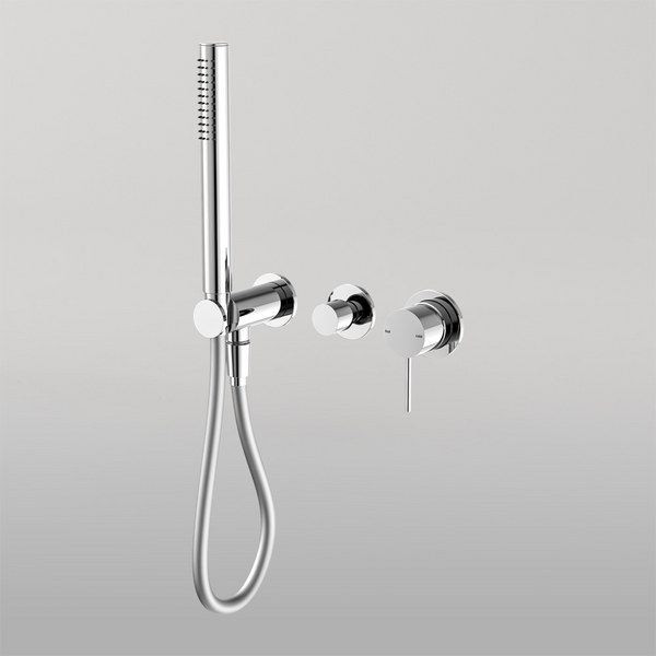 Nero Mecca Shower Mixer Divertor System Separate Back Plate Chrome