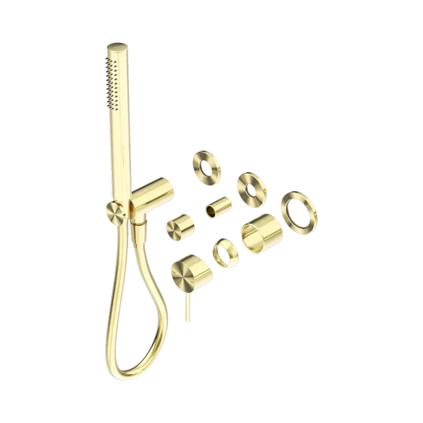 Nero Mecca Shower Mixer Diverter System Separate Back Plate (Trim Kit Only) Brushed Gold