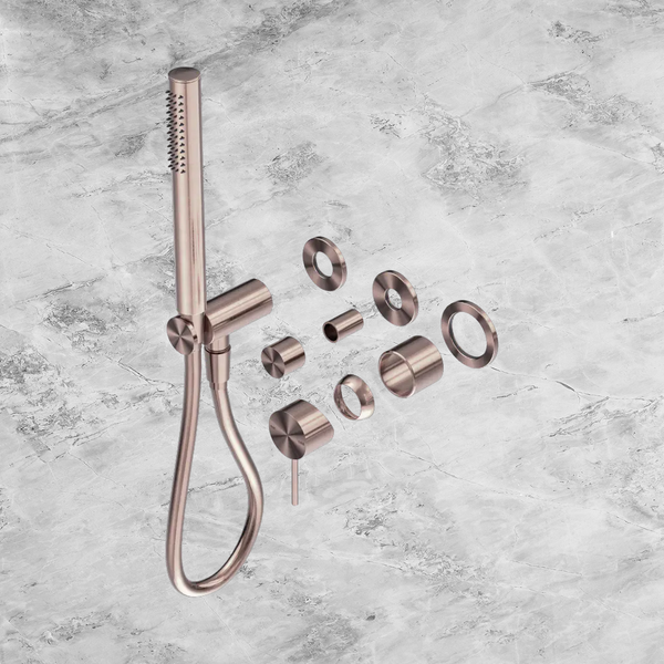 Nero Mecca Shower Mixer Diverter System Separate Back Plate (Trim Kit Only) Brushed Bronze