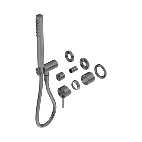 Nero Mecca Shower Mixer Diverter System Separate Back Plate (Trim Kit Only) Gunmetal