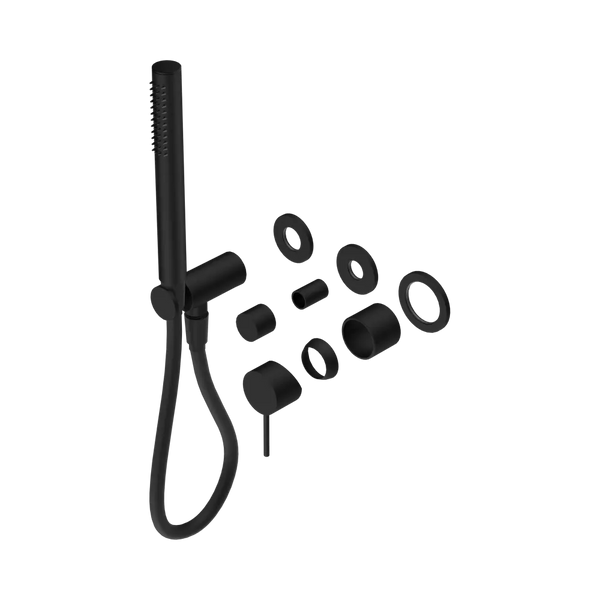 Nero Mecca Shower Mixer Diverter System Separate Back Plate (Trim Kit Only) Matte Black