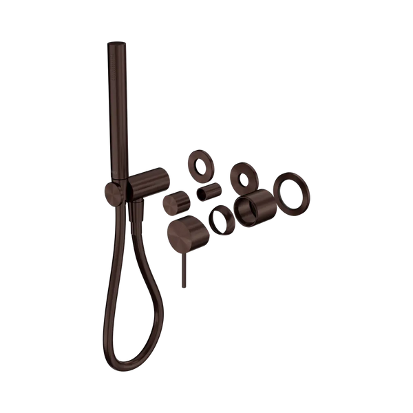 Nero Mecca Shower Mixer Diverter System Separate Back Plate II (Trim Kit Only) Rome Bronze