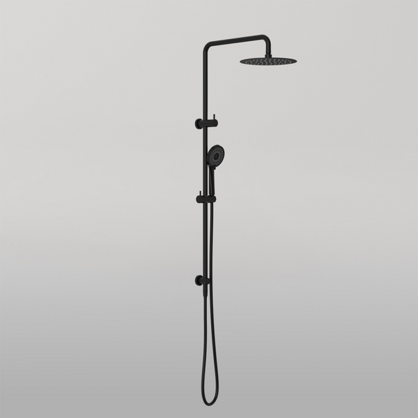 Nero Round Project Twin Shower 4 Star Rating Matte Black