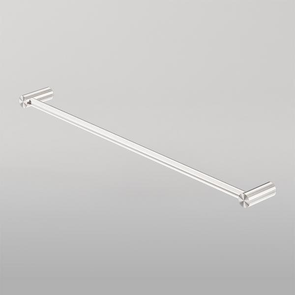 Nero New Mecca Single Towel Rail 600mm Brushed Nickel