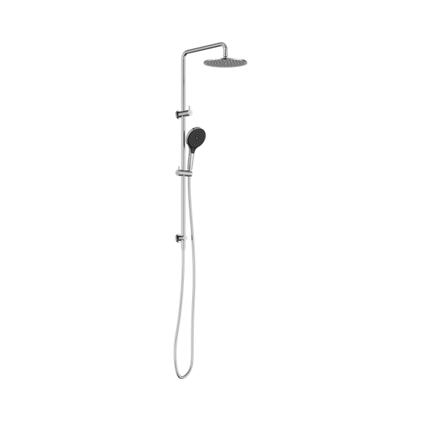 Nero Round Twin Shower with Air Shower II Chrome