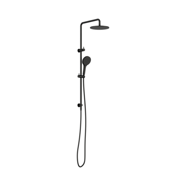 Nero Round Twin Shower with Air Shower II Matte Black