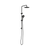 Nero Round Twin Shower with Air Shower II Matte Black