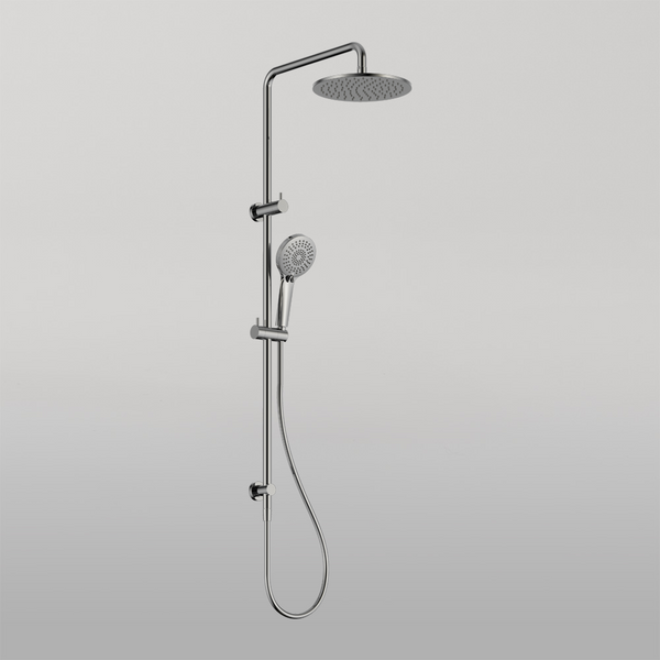 Nero Round Twin Shower Chrome