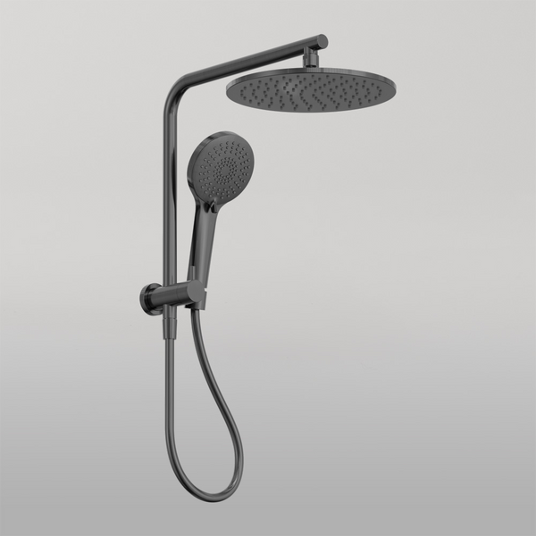 Nero Mecca 2 In 1 Twin Shower Gunmetal