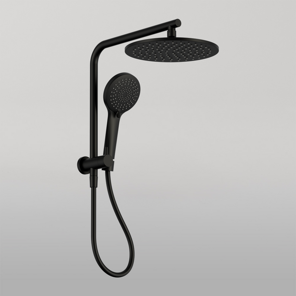 Nero Mecca 2 In 1 Twin Shower Matte Black