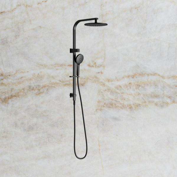 Nero Bianca Twin Shower Matte Black