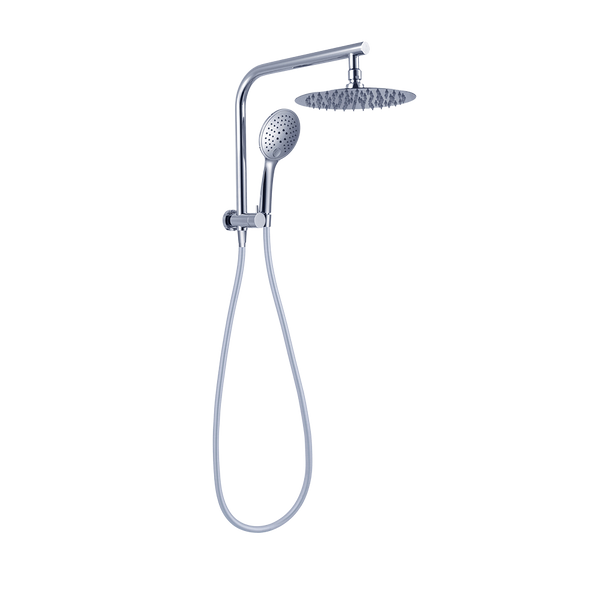 Nero Mecca 2 In 1 Twin Shower Chrome