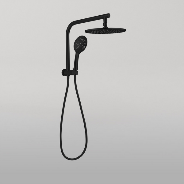 Nero Mecca 2 In 1 Twin Shower Matte Black