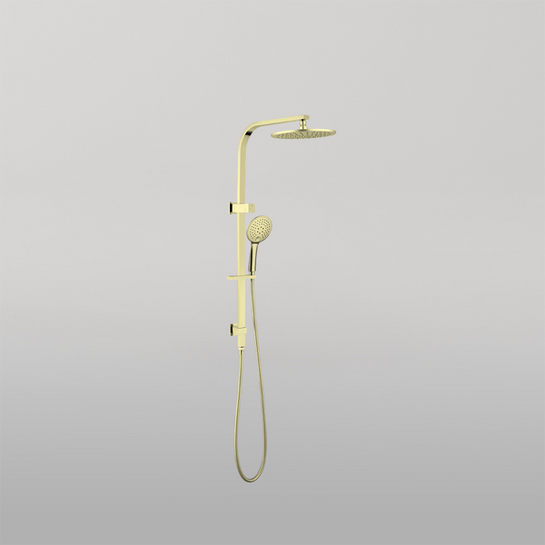 Nero Bianca Twin Shower Brushed Gold