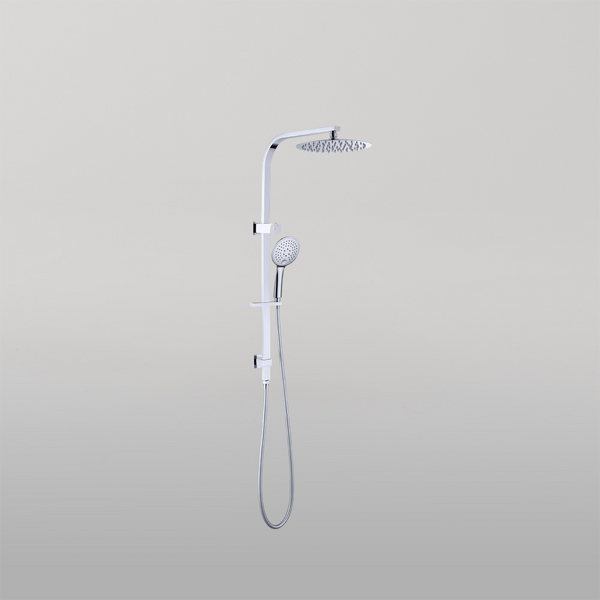 Nero Bianca Twin Shower Chrome