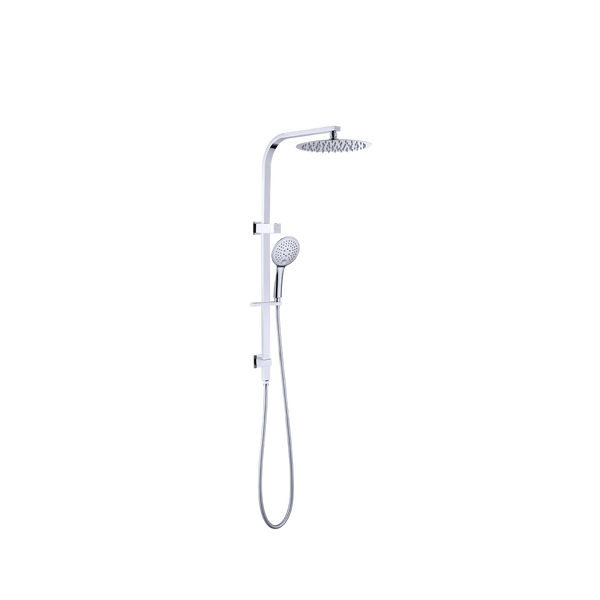 Nero Bianca Twin Shower Chrome