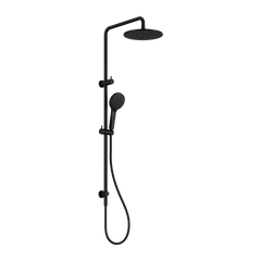 Nero Round Twin Shower Matte Black