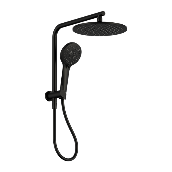 Nero Mecca 2 In 1 Twin Shower Matte Black