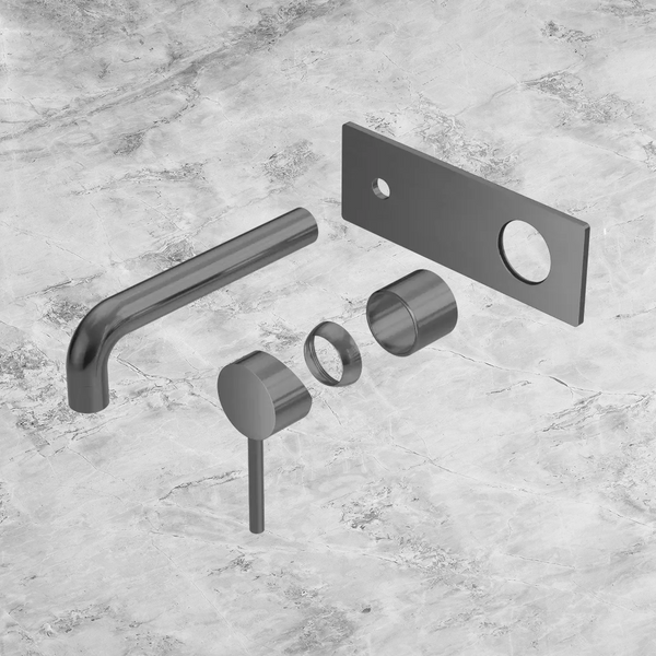 Nero Dolce Wall Basin/Bath Mixer (Trim Kit Only) Gunmetal