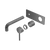 Nero Dolce Wall Basin/Bath Mixer (Trim Kit Only) Gunmetal