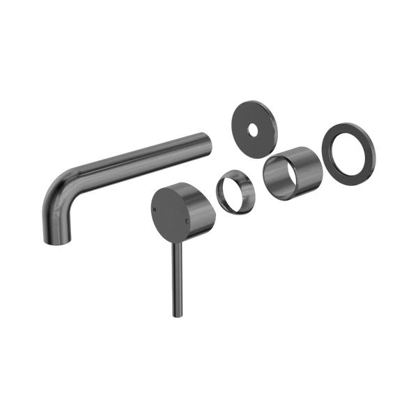 Nero Dolce Wall Basin/Bath Mixer Separate Back Plate (Trim Kit Only) Gunmetal