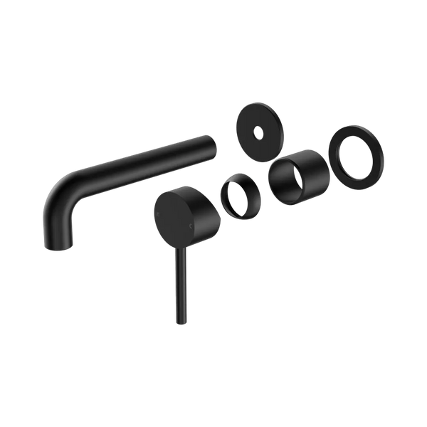 Nero Dolce Wall Basin/Bath Mixer Separate Back Plate (Trim Kit Only) Matte Black
