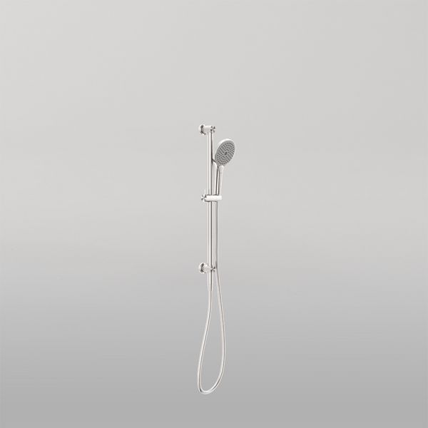 Nero Opal Shower Rail With Air Shower II Brushed Nickel