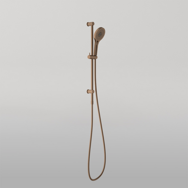 Nero Opal Shower Rail Brushed Bronze