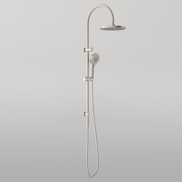 Nero Opal Twin Shower Brushed Nickel