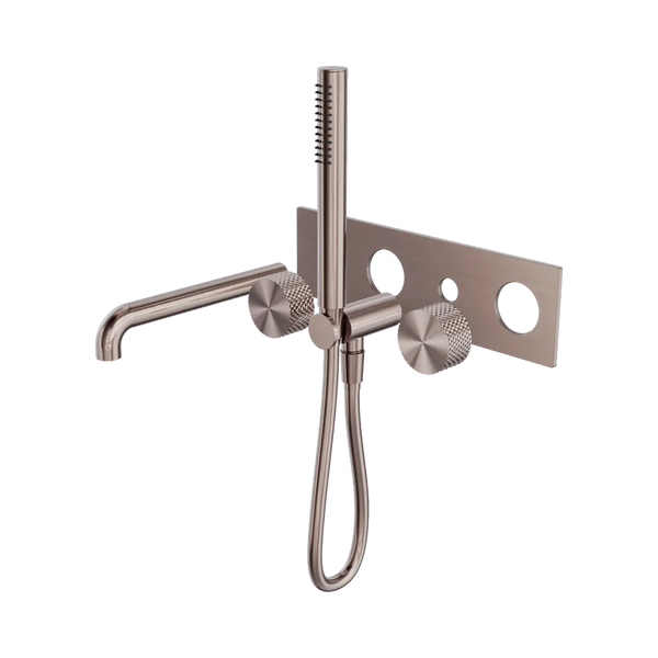 Nero Opal Progressive Shower System with Spout 230mm (Trim Kit Only) Brushed Bronze
