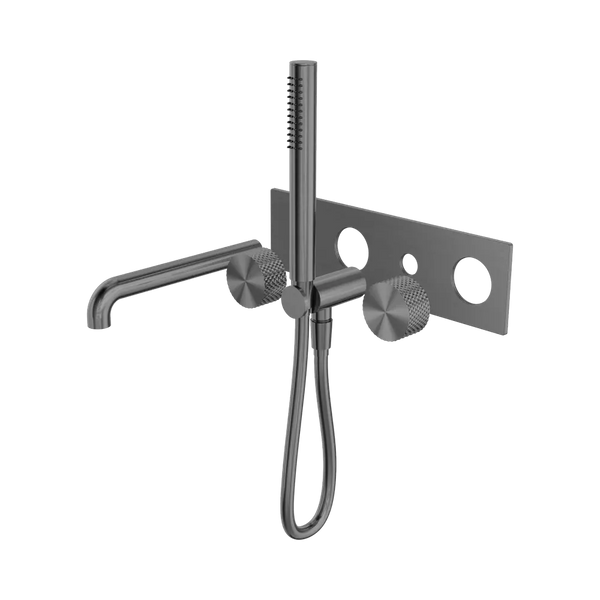 Nero Opal Progressive Shower System with Spout 250mm (Trim Kit Only) Graphite