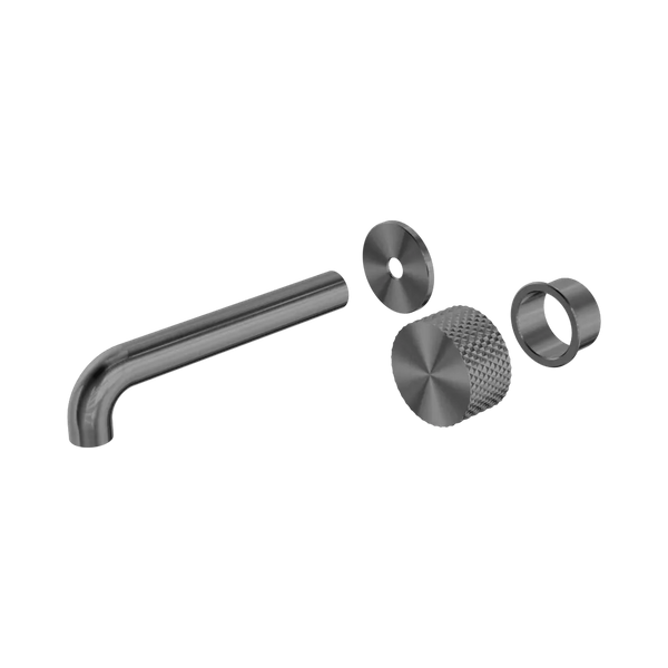 Nero Opal Progressive Wall Basin/Bath Set 185mm (Trim Kit Only) Graphite
