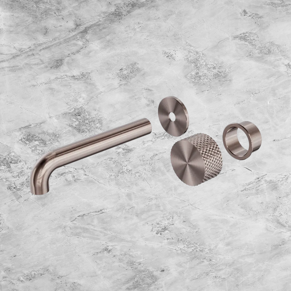 Nero Opal Progressive Wall Basin/Bath Set 260mm (Trim Kit Only) Brushed Bronze