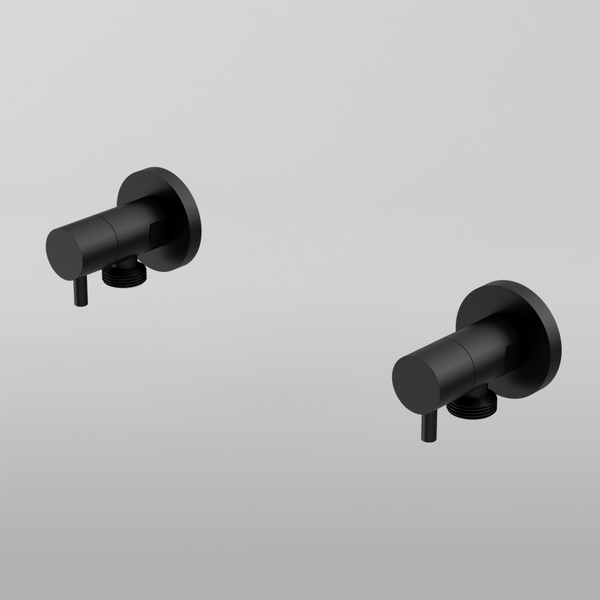 Nero Washing Machine Tap Set Matte Black