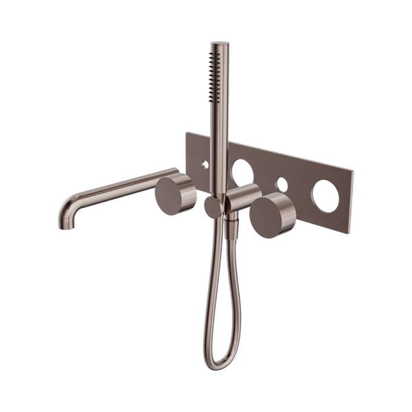 Nero Kara Progressive Shower System with Spout 230mm (Trim Kit Only) Brushed Bronze