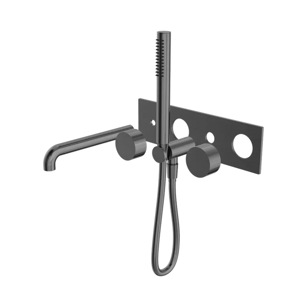 Nero Kara Progressive Shower System with Spout 230mm (Trim Kit Only) Gunmetal