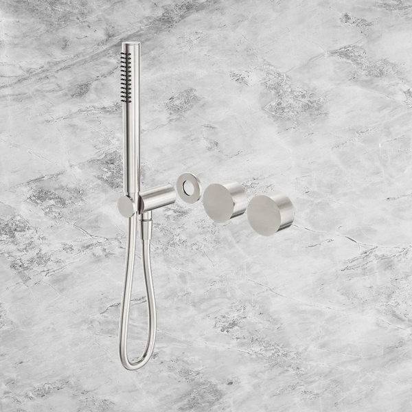 Nero Kara Progressive Shower System Separate Plate (Trim Kit Only) Brushed Nickel