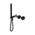 Nero Kara Progressive Shower System Separate Plate (Trim Kit Only) Matte Black