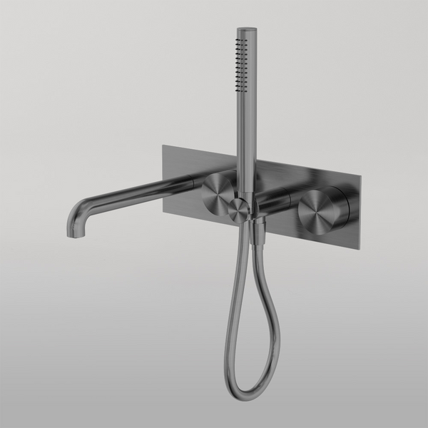 Nero Kara Progressive Shower System With Spout 250mm Gun Metal