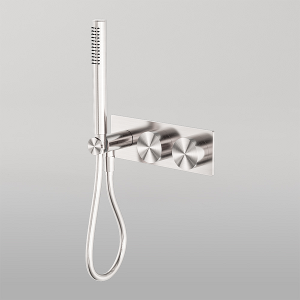 Nero Kara Progressive Shower System Brushed Nickel