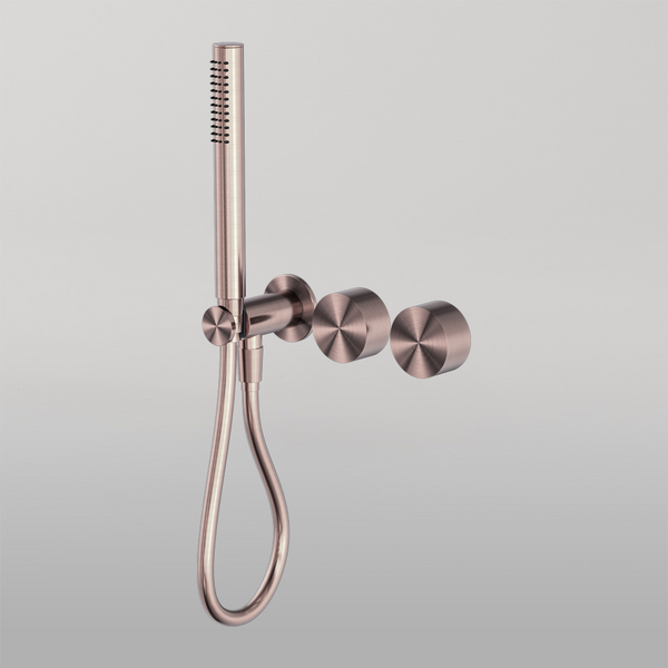 Nero Kara Progressive Shower System Separate Plate Brushed Bronze