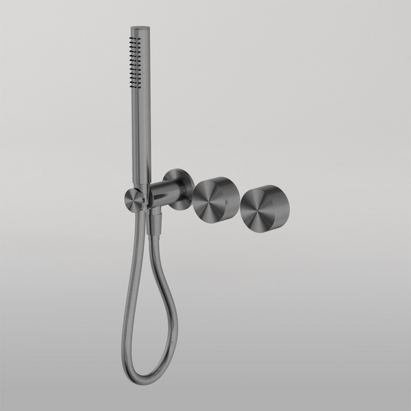 Nero Kara Progressive Shower System Separate Plate Gun Metal