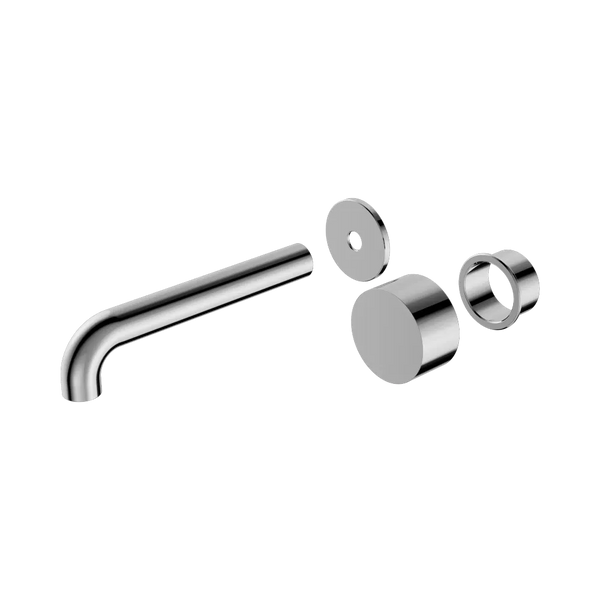 Nero Kara Progressive Wall Basin/Bath Set 120mm (Trim Kit Only) Chrome