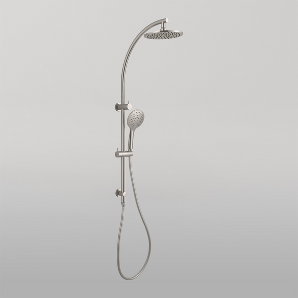 Nero Dolce Twin Shower Brushed Nickel