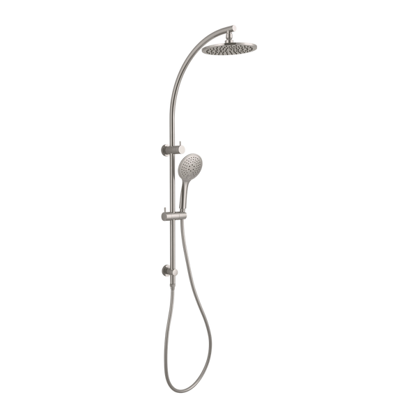 Nero Dolce Twin Shower Brushed Nickel