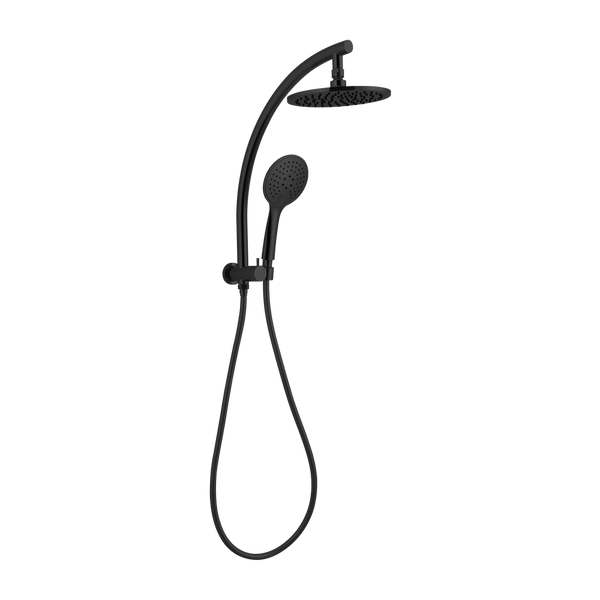 Nero Dolce 2 In 1 Twin Shower Matte Black