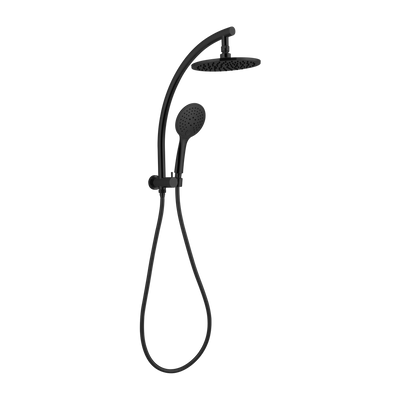 Nero Dolce 2 In 1 Twin Shower Matte Black