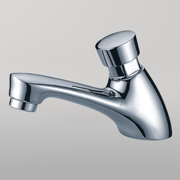 Nero Classic Push Tap Chrome