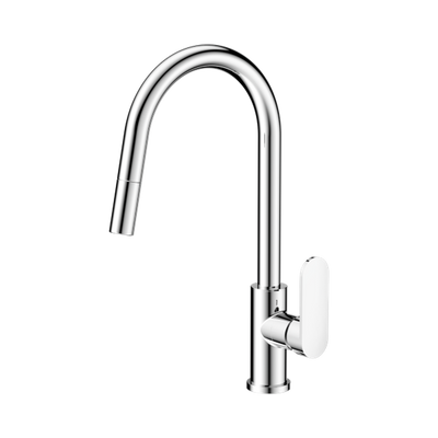 Nero Ecco Pull Out Sink Mixer Chrome